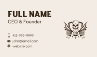 Skull Weapon Esports Business Card Preview