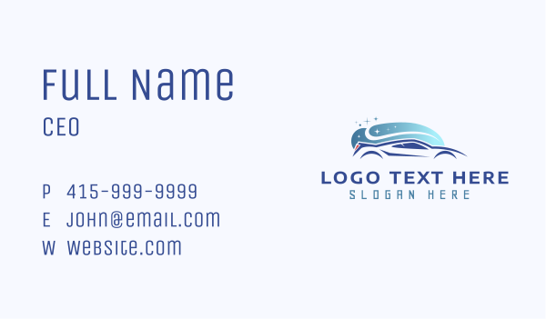 Car Wash Cleaning Business Card Design Image Preview