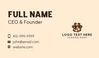 Puppy Dog Paw Business Card Design