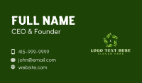 Eco Leaves Spa Business Card Design