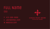 Red Hydra Dragon Business Card Image Preview