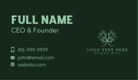 Green Tree Knot Business Card Image Preview