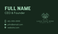 Green Tree Knot Business Card Design