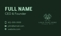 Green Tree Knot Business Card Preview