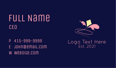 Wing Kite Badge Business Card