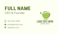 Organic Leaf Bowl  Business Card Image Preview