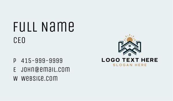 Property Resort House Business Card Design Image Preview