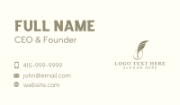 Feather Quill Publishing Business Card Image Preview