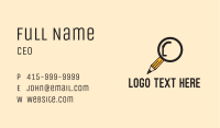 Pencil Academic Research  Business Card Image Preview