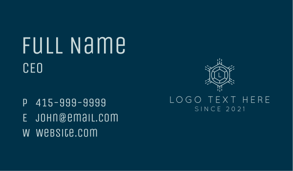 Minimalist Athletic Letter  Business Card Design Image Preview