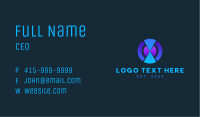Finance Agency Letter O  Business Card Image Preview