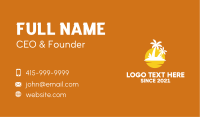 Island Sunset Resort  Business Card Image Preview