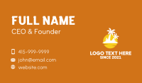 Island Sunset Resort  Business Card Preview