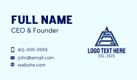Minimalist Digital Pyramid Business Card Image Preview