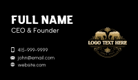 Premium Elephant Luxury Business Card Preview