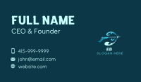 Blue Power Washer Business Card Image Preview