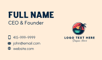 Beach Lagoon Island Business Card Image Preview