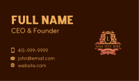 Royalty Academia Crown Business Card Image Preview
