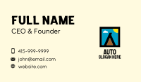 Outdoor Camping Teepee Tent Business Card Image Preview