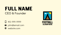 Outdoor Camping Teepee Tent Business Card Image Preview