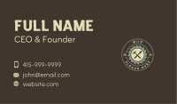 Carpentry Wooden Lumber Mill Business Card Image Preview