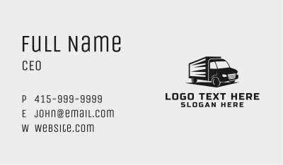 Transport Vehicle Truck Business Card Image Preview