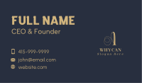 Stylist Tailoring Letter A Business Card Image Preview