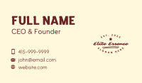 Classic Shop Wordmark Business Card Image Preview