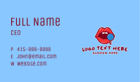 Sexy Lips Lollipop  Business Card Image Preview