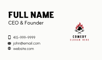 Beef Grill Barbecue Business Card Design