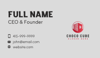 Construction Red Home Business Card Image Preview