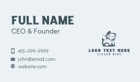 Pet Dog Comb Business Card Preview