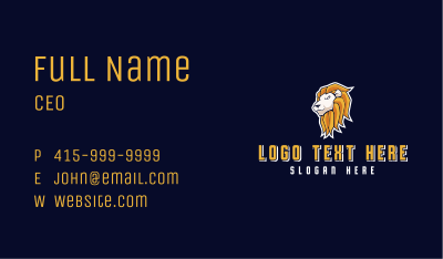 Lion Mane Gaming  Business Card Image Preview