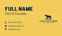 Blue Pet Dog Business Card Preview