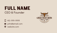 Bull Horn Animal Business Card Preview