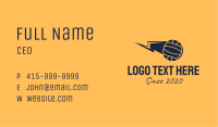 Water Polo Lightning Bolt Business Card Image Preview