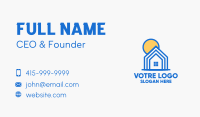 Sunrise Home  Business Card Image Preview
