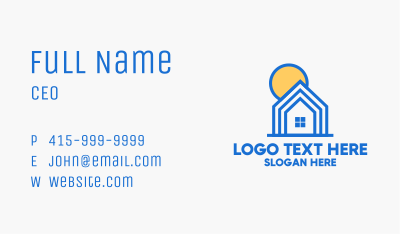 Sunrise Home  Business Card Image Preview