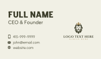 Royal Crown Lion Business Card Image Preview