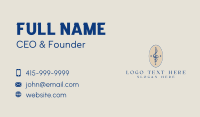 Embroidery Needle Thread Business Card Design