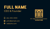 Minimalist Golden Neighborhood  Business Card Image Preview