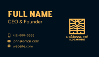 Minimalist Golden Neighborhood  Business Card Image Preview