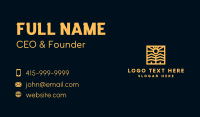 Minimalist Golden Neighborhood  Business Card Preview