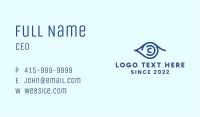 Surveillance Eye Letter C Business Card Image Preview