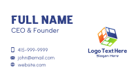 Tech Cube Business Card Image Preview