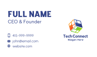 Tech Cube Business Card Image Preview