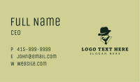 Smoking Gentleman Hat Business Card Image Preview