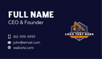 Excavator Contractor Builder Business Card Image Preview