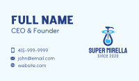 Blue Liquid Sanitizer Business Card Image Preview