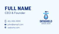 Blue Liquid Sanitizer Business Card Image Preview